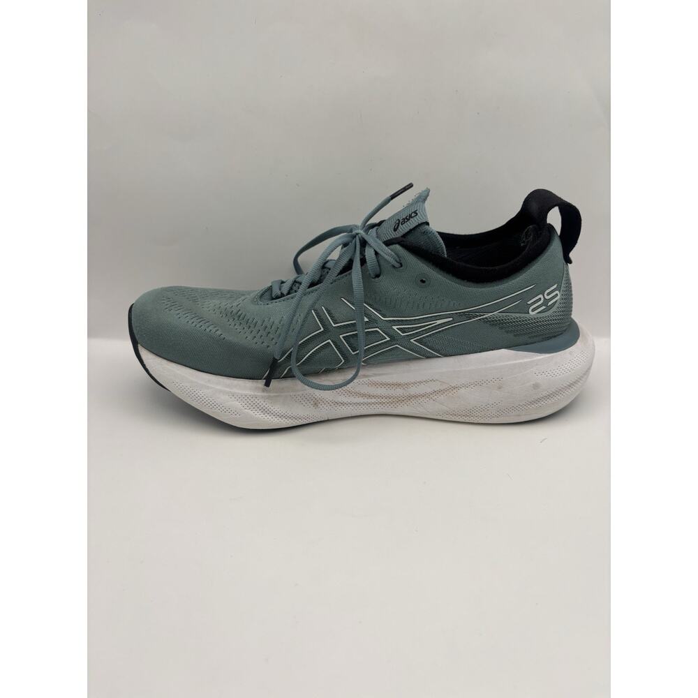 ASICS Gel Nimbus 25 Foggy Teal Sneakers Men Size 9 - Picture 8 of 11